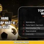 Bảng Xếp Hạng Barcelona - Cập Nhật Vị Trí CLB Mới Nhất