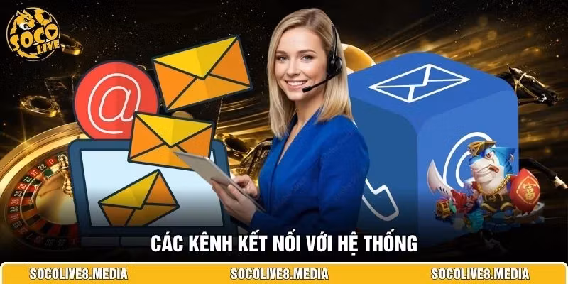 Các kênh kết nối với hệ thống