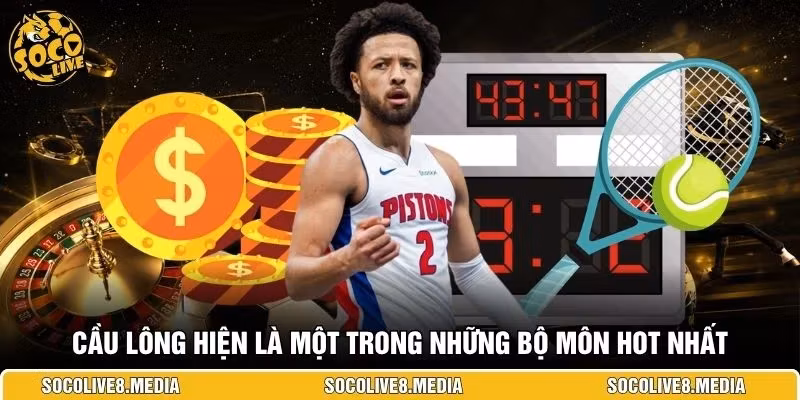 Cầu lông hiện là một trong những bộ môn hot nhất