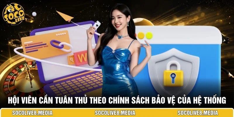 Hội viên cần tuân thủ theo chính sách bảo vệ của hệ thống
