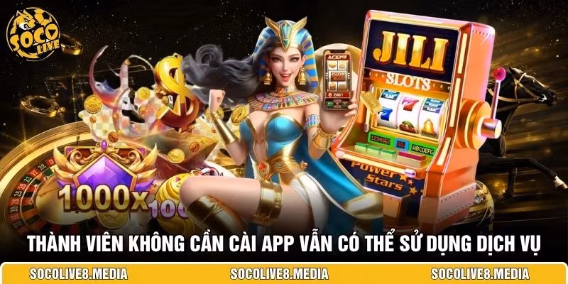 Thành viên không cần cài app vẫn có thể sử dụng dịch vụ